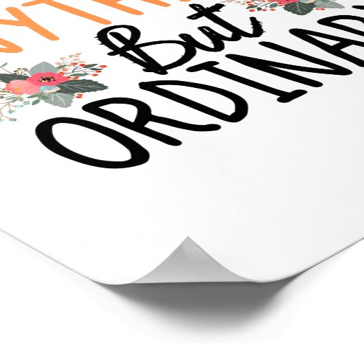 Sie sind alles andere als normal poster (Ecke)