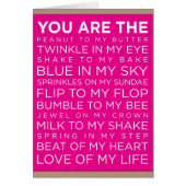 "SIE" SIND "ALLES" IN JEDER WEISE "ZU MIR" (Vorne)