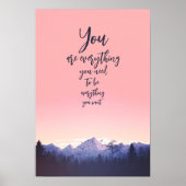 Sie sind alles, was Sie brauchen Poster (Vorne)