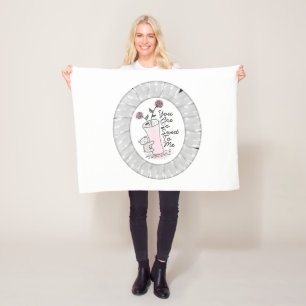 Sie sind also Bonbon zu mir Baby-Bärn-Fleece-Decke Fleecedecke