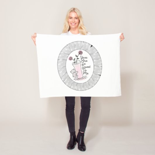 Sie sind also Bonbon zu mir Baby-Bärn-Fleece-Decke Fleecedecke (Beispiel)