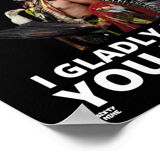 "SIE SIND ALSO GEGEN ILLEGALE EINWANDERUNG?.." POSTER (Ecke)