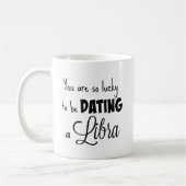 Sie sind, also glücklich verabredete zu sein eine kaffeetasse (Links)