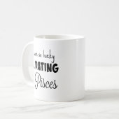 Sie sind, also glücklich verabredete zu sein kaffeetasse (Vorderseite Links)