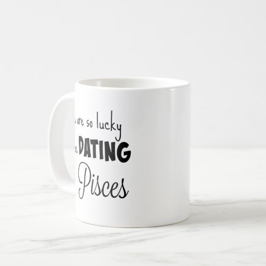 Sie sind, also glücklich verabredete zu sein kaffeetasse (Vorderseite Links)