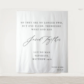 Sie sind also nicht mehr zwei Hochzeitsbanner Wandteppich