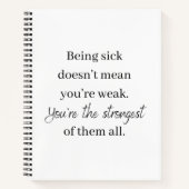 Sie sind am stärksten von ihnen alle Notebook Notizblock (Vorderseite)