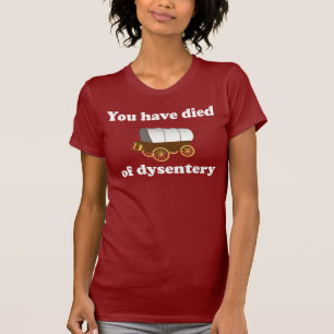 Sie sind an der Dysenterie gestorben T-Shirt