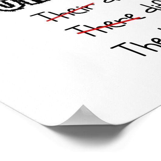 Sie sind anders. Poster (Ecke)