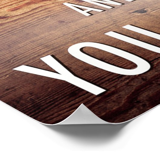 Sie sind Anführer Poster (Ecke)