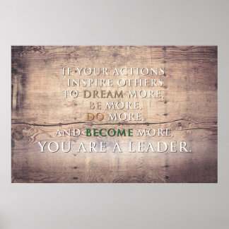 Sie sind Anführer Poster