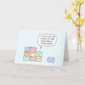 Sie sind angestellt! karte (Gelbe Blume)