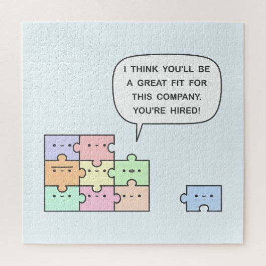 Sie sind angestellt! puzzle (Vertikal)