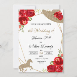 Sie sind auf dem Weg zum Altar-Rennen-Polterabend Einladung