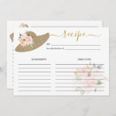 Sie sind auf der Altar-Brautparty-Rezept-Karte Einladung (Vorne/Hinten)