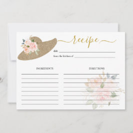 Sie sind auf der Altar-Brautparty-Rezept-Karte Einladung