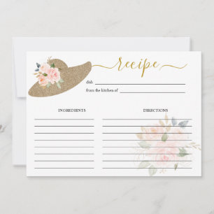 Sie sind auf der Altar-Brautparty-Rezept-Karte Einladung