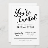 SIE SIND AUFGELADEN, Sonderveranstaltungen zu eröf Einladung (Vorne/Hinten)