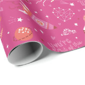 Sie sind aus den Valentinischen Raketen Geschenkpapier (Rolleneckpunkt)