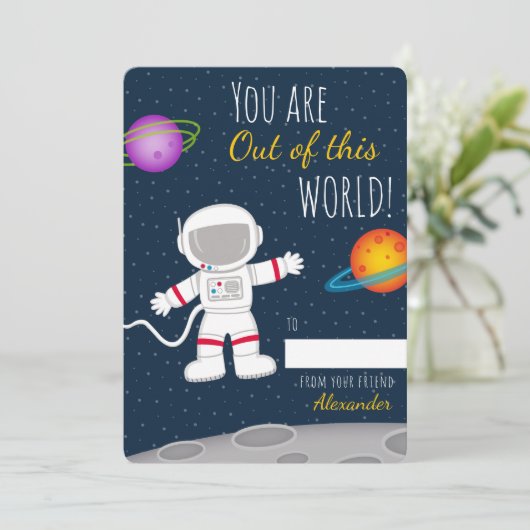 Sie sind aus diesem Valentinunterricht der Welt (Stehend Vorderseite)