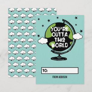 Sie sind außerhalb dieser Welt Klassenzimmer Valen Einladung