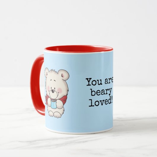 Sie sind beary geliebte Tasse. Niedliche Tasse mit (Vorderseite Links)