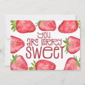 Sie sind beersüßer, lustiger Valentinstag Feiertagskarte (Vorderseite)