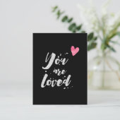 Sie sind begeistert - Inspirationskarte Postkarte (Stehend Vorderseite)