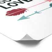 Sie sind begeistert - Mehrfarbig - Poster Print (Ecke)