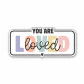 Sie sind begeistert von der psychischen Gesundheit Aufkleber (Vorderseite)