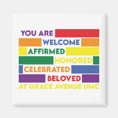 Sie sind Begrüßungsmagnet Magnet (Vorne)