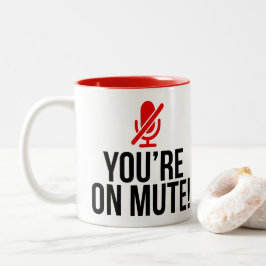 Sie sind bei Mute Funny virtuelles Online-Angebot Zweifarbige Tasse