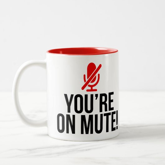 Sie sind bei Mute Funny virtuelles Online-Angebot Zweifarbige Tasse (Links)