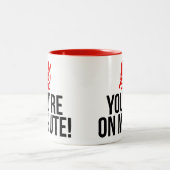 Sie sind bei Mute Funny virtuelles Online-Angebot Zweifarbige Tasse (Mittel)