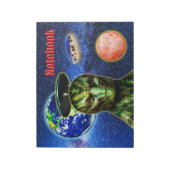 SIE SIND BEREITS HIER - REPTILIAN Design Collectio Notizblock (Rotiert)