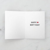 Sie sind bereits zum 4. Geburtstag geliebt Dankeskarte (Innenseite)