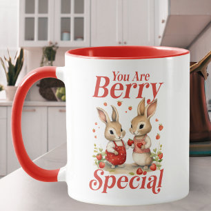 Sie sind Berry Special Bunnies und Herz Tasse