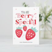 Sie sind BERRY Special Valentine's Card Einladung (Stehend Vorderseite)