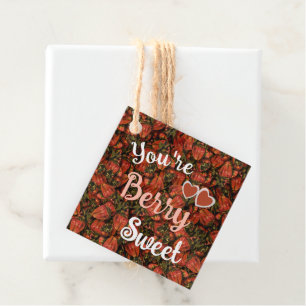Sie sind Berry Sweet - Strawberry-Geschenk-Tag Geschenkanhänger