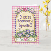 Sie sind besonders - Grußkarte Karte (Gelbe Blume)