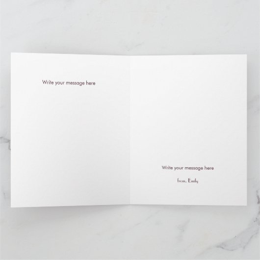 Sie sind besonders | Niedliche Einhorn-Valentinsta Dankeskarte (Innenseite)