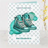 Sie sind Cool Aquamarine Unterstützung für Eiersto Karte (Gelbe Blume)