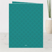 Sie sind Cool Aquamarine Unterstützung für Eiersto Karte (Rückseite)