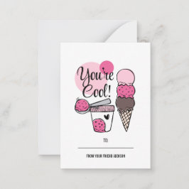 Sie sind Cool Kids-Klasse Valentine Card 100pk Mitteilungskarte