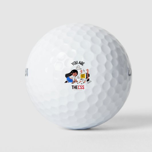Sie sind CSS zu meinem HTML Golfball (Vorderseite)