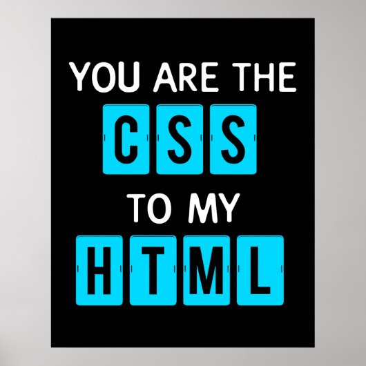 Sie sind CSS zu meinem HTML Poster (Vorne)