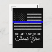 SIE SIND DANK IHRER POLICE POSTCARD POSTKARTE (Vorne/Hinten)
