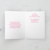 Sie sind dankbar karte (Innenseite)