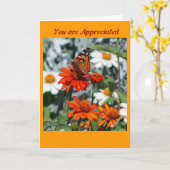 Sie sind dankbar karte (Gelbe Blume)