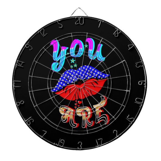 Sie sind dartscheibe (vorne)